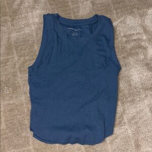 American Eagle Outfitters Royal  Blue Sleeveless Tank Top